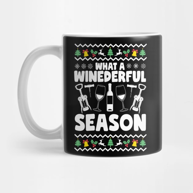 What A Winderful Season Ugly Christmas Wine by thingsandthings